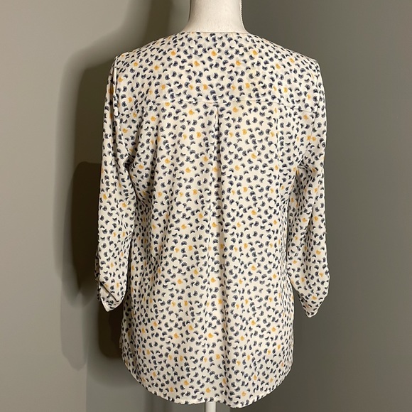 ARMAND THIERY WOMENS BLOUSE WITH SILVER TASSEL FRONT ZIPPER - Picture 7 of 15